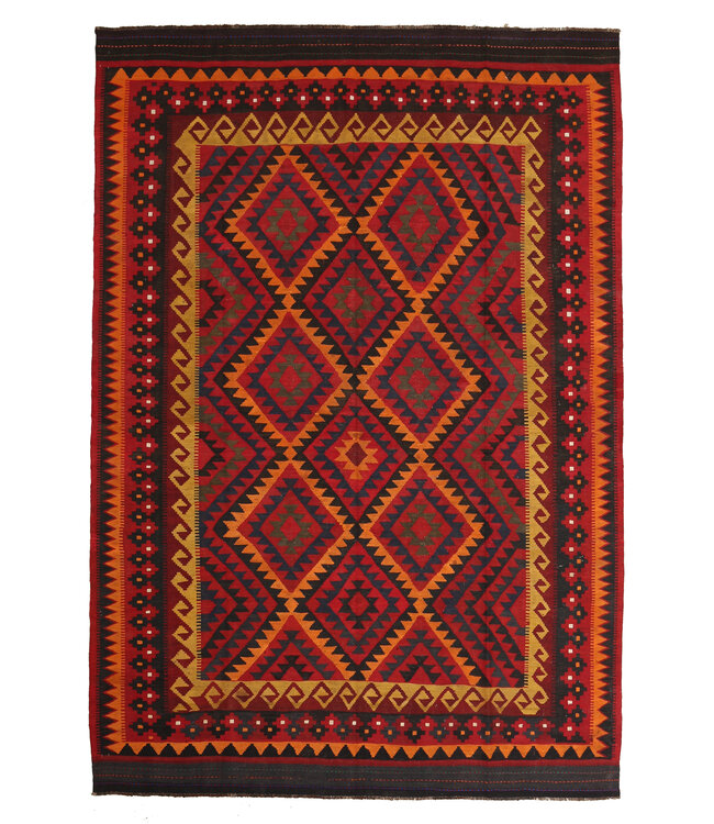 339x231 cm  Vintage Kilim Old style 100% wool Kilim Rug Maimana