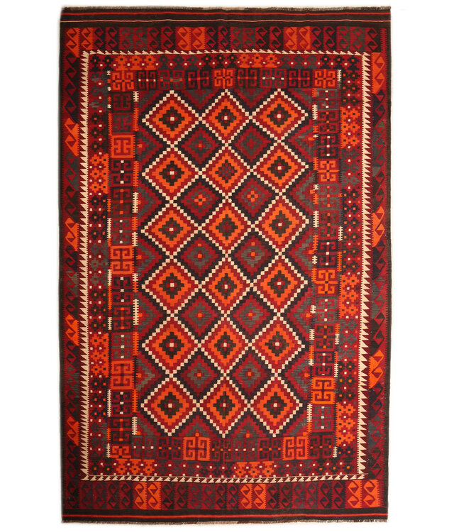 439x237 cm  Vintage Kilim Old style 100% wool Kilim Rug Maimana