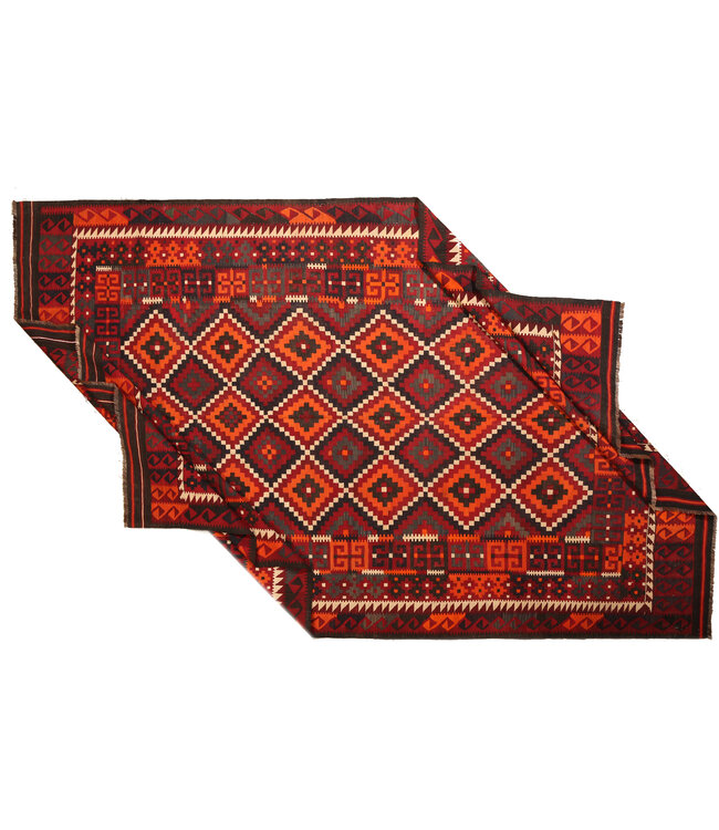 439x237 cm  Vintage Kilim Old style 100% wool Kilim Rug Maimana