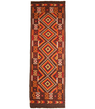 Kelimshop 465x146cm Old style vintage kelim Runner Handwoven wool Kilim Maimana