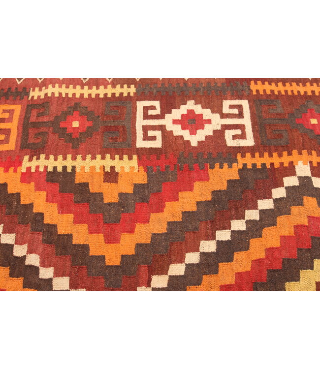 465x146cm  Vintage-Kelim-Läufer handgewebter wool Kelim Maimana