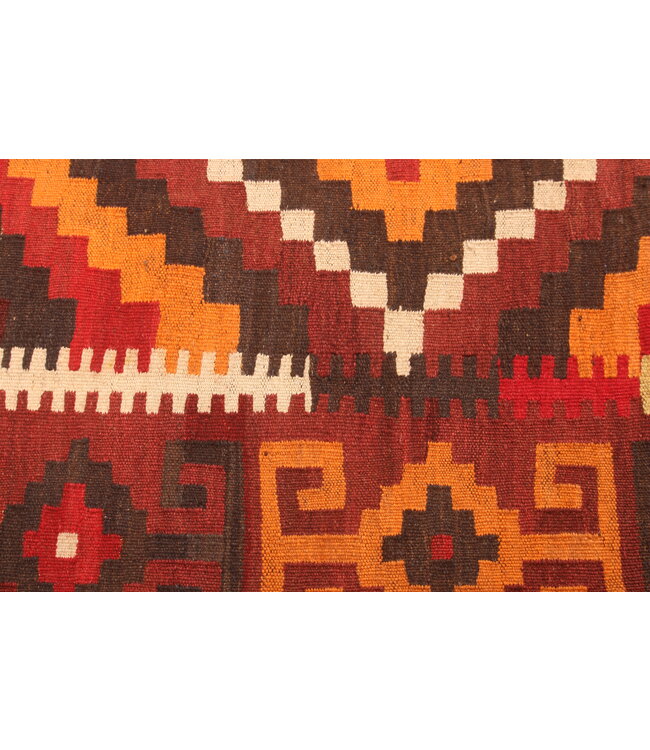 465x146cm  Vintage-Kelim-Läufer handgewebter wool Kelim Maimana