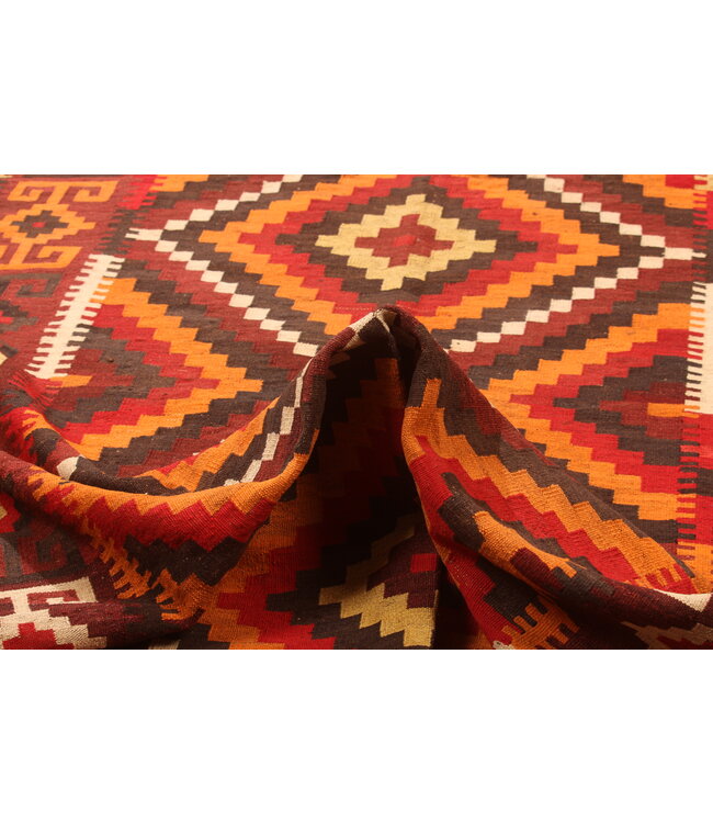 465x146cm  Vintage-Kelim-Läufer handgewebter wool Kelim Maimana