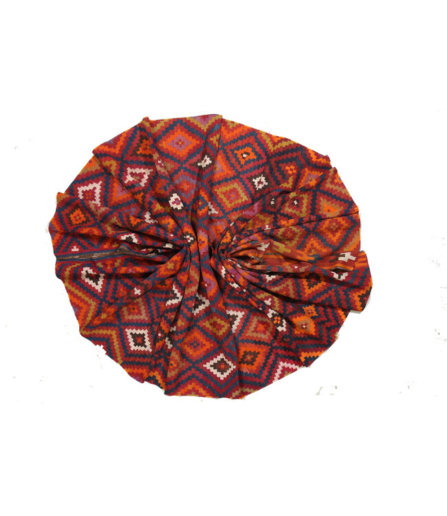 426x188cm  Vintage-Kelim-Läufer handgewebter wool Kelim Maimana