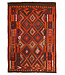 Kelimshop 331x223 cm Vintage Kelim Oude stijl 100% wollen Kelim Tapijt Maimana