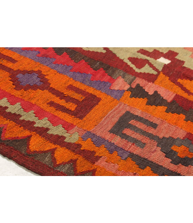 331x223 cm Vintage Kelim Oude stijl 100% wollen Kelim Tapijt Maimana