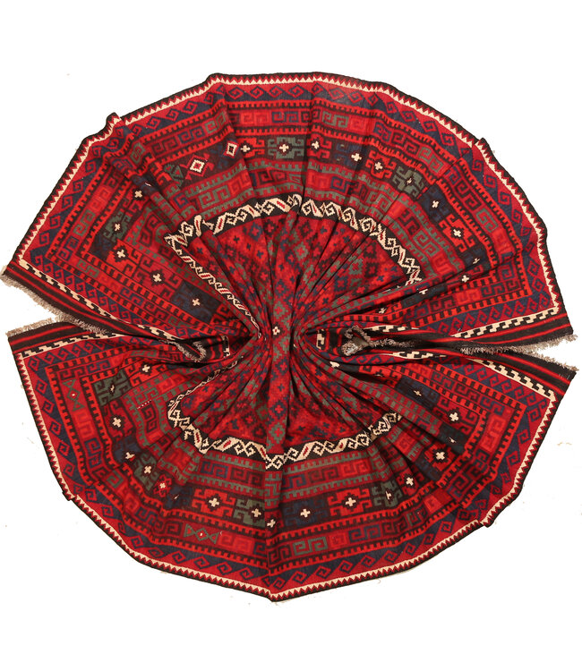 403x240 cm  Vintage Kilim Old style 100% wool Kilim Rug Maimana