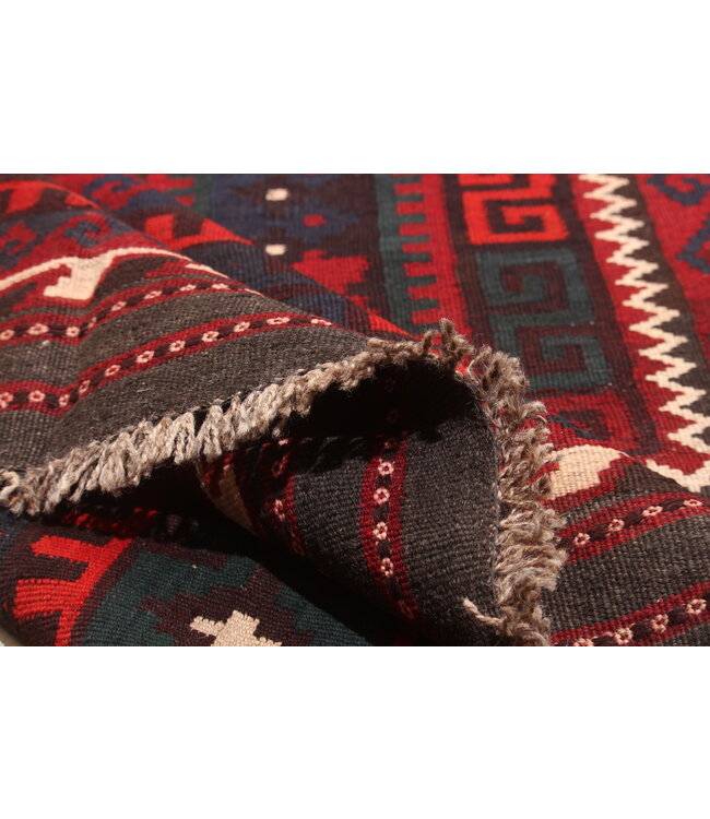 433x244cm Vintage Kelim teppich im alten Stil aus 100 % Wolle Maimana