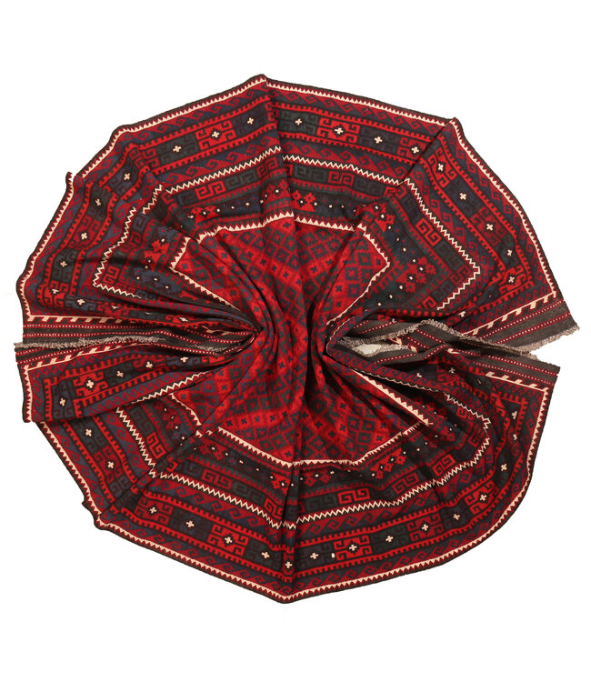 433x244cm Vintage Kelim teppich im alten Stil aus 100 % Wolle Maimana