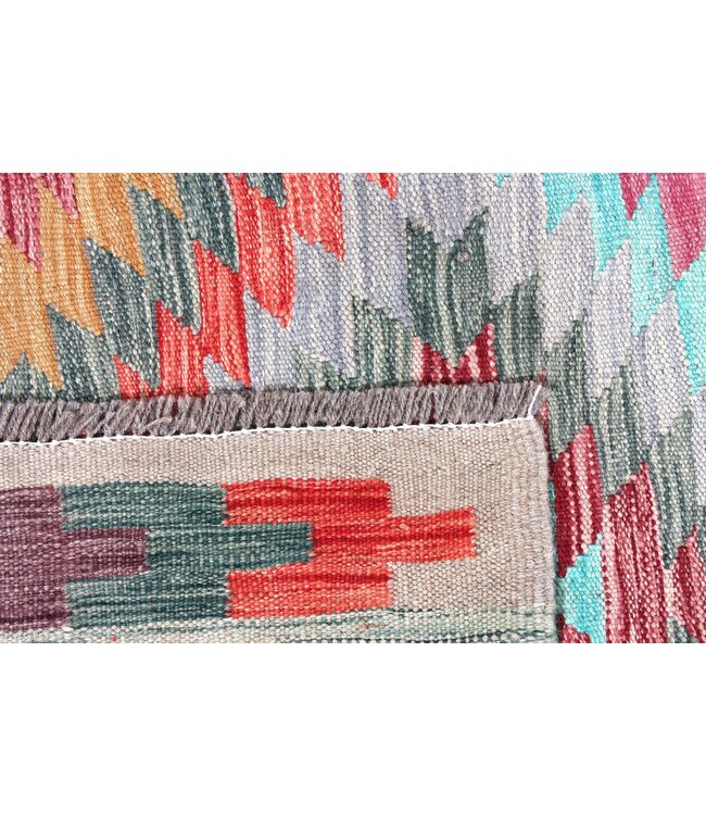 247x173 cm Handwoven Traditional Kelim Area Rug Wool Carpet