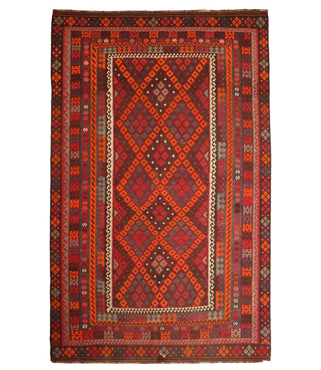 437x263cm Vintage Kilim Old style 100% wool Kilim Rug Maimana