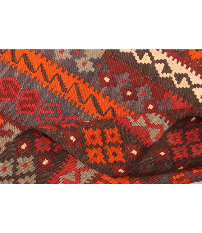 437x263cm Vintage Kilim Old style 100% wool Kilim Rug Maimana