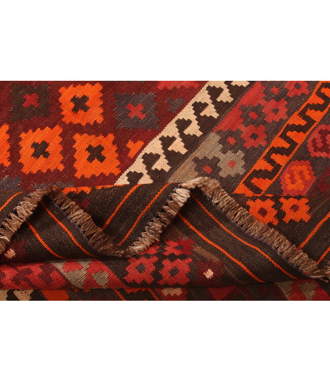 437x263cm Vintage Kelim teppich im alten Stil aus 100 % Wolle Maimana