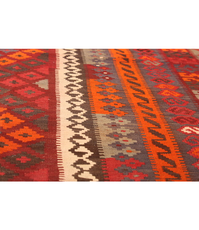 437x263cm Vintage Kelim teppich im alten Stil aus 100 % Wolle Maimana