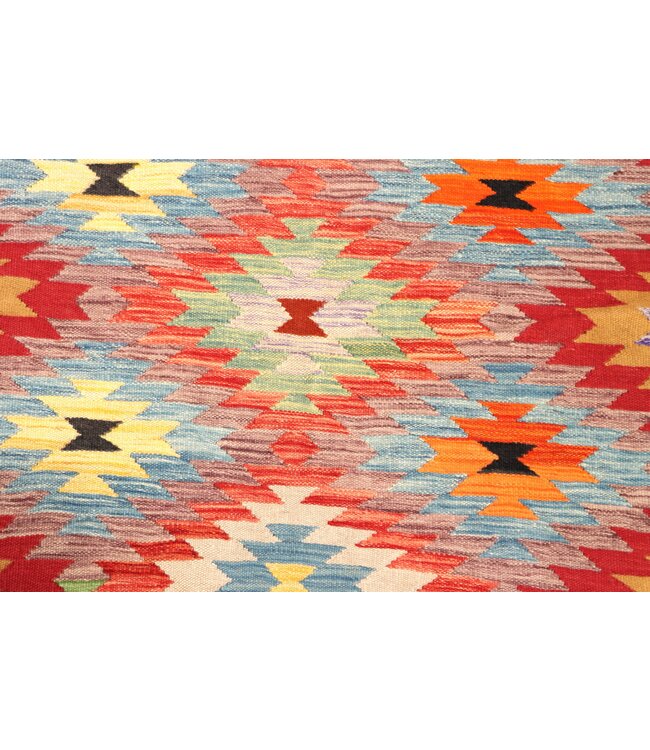 205x150 cm Handwoven Traditional Kelim Area Rug Wool Carpet