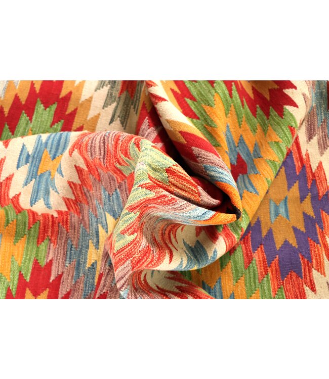 205x150 cm Handwoven Traditional Kelim Area Rug Wool Carpet