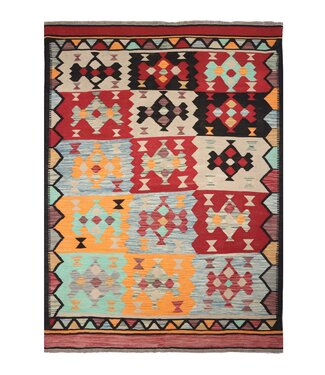 Kelimshop 200x150 cm Handgeweven Traditionele Kelim Vloerkleed Wol Tapijt Kelimshop 200x150 cm Handgeweven Traditionele Kelim Vloerkleed Wol Tapijt