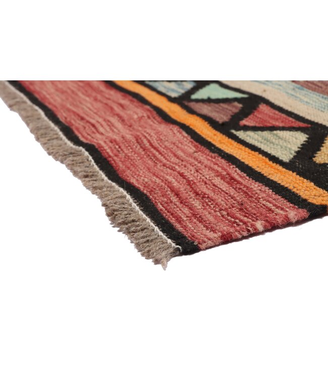 200x150 cm Handgewebter Traditioneller Kelim Teppich Woll