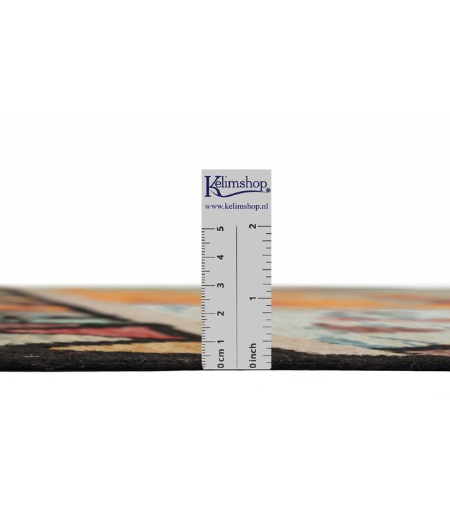 200x150 cm Handgewebter Traditioneller Kelim Teppich Woll