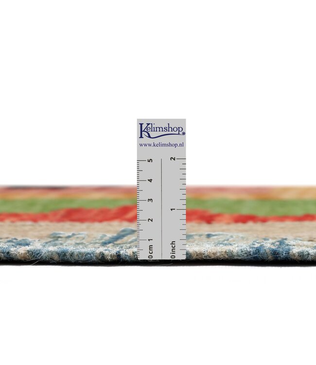 202x151 cm Handgewebter Traditioneller Kelim Teppich Woll