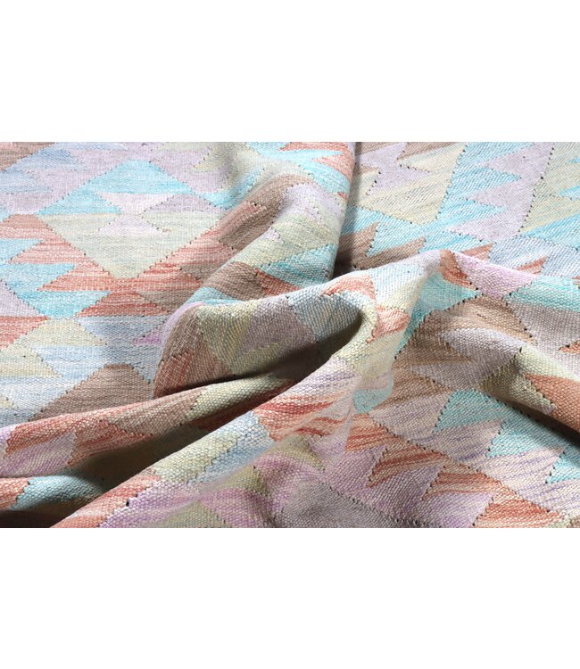 193x142 cm Handwoven Traditional Kelim Area Rug Wool Carpet