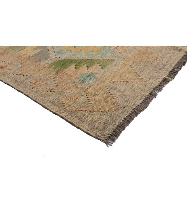 196x146 cm Handwoven Traditional Kelim Area Rug Wool Carpet