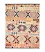 Kelimshop 192x155 cm Handgeweven Traditionele Kelim Vloerkleed Wol Tapijt