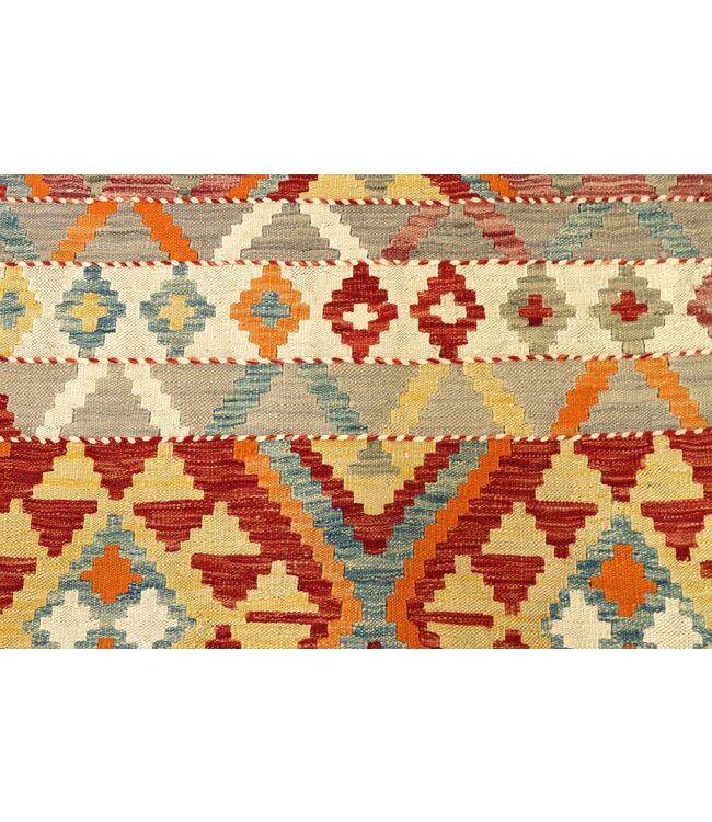 178x119 cm Handwoven Traditional Kelim Area Rug Wool Carpet