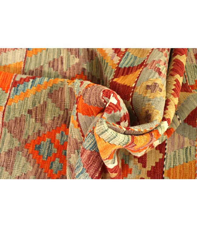 171x117 cm Handwoven Traditional Kelim Area Rug Wool Carpet