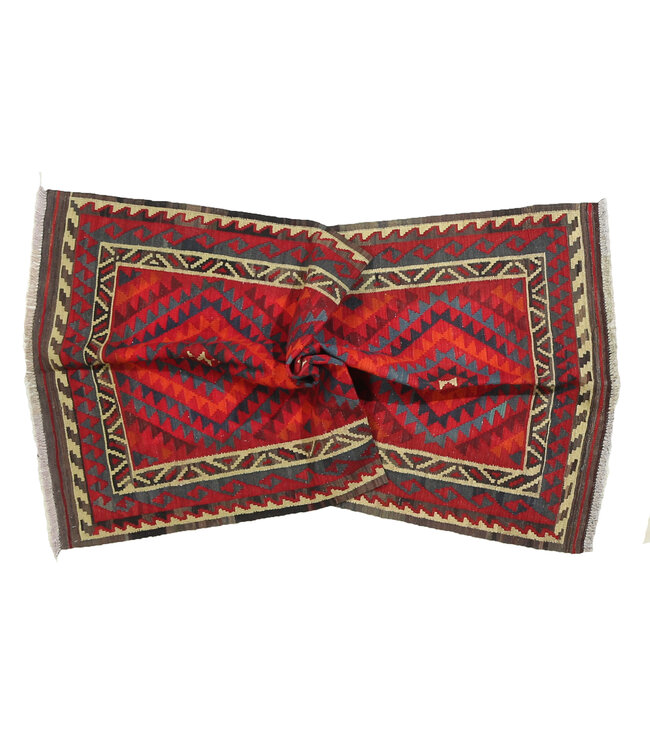 203x107cm Vintage Kilim Old style 100% wool Kilim Rug Maimana