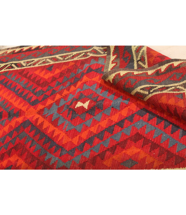 203x107cm Vintage Kilim Old style 100% wool Kilim Rug Maimana