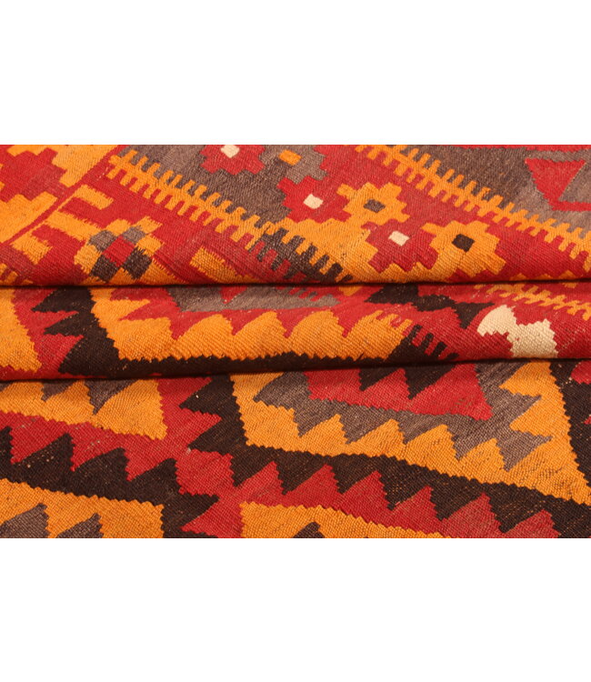 446x279cm Vintage Kelim Oude stijl 100% wollen Kelim Tapijt Maimana