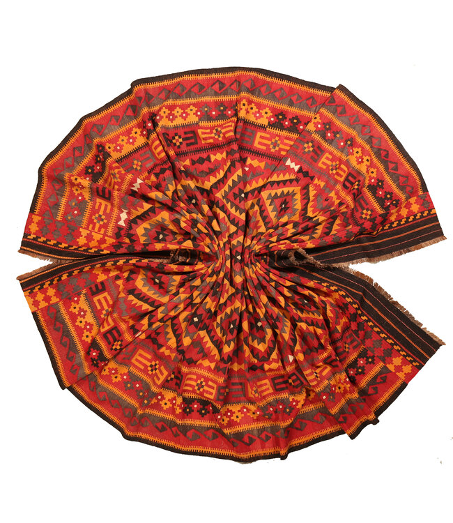 446x279cm Vintage Kelim teppich im alten Stil aus 100 % Wolle Maimana