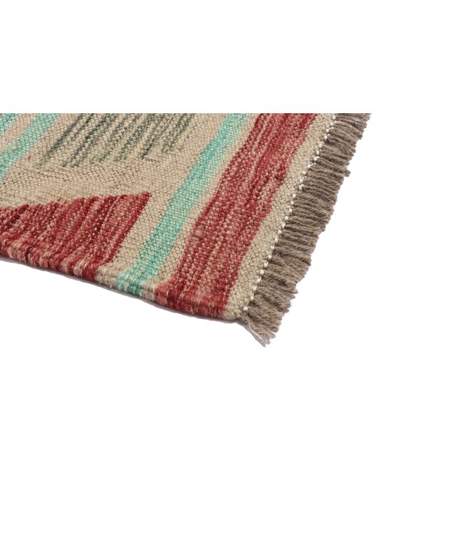 297x88 cm Handwoven Kelim Runner Wool Rug