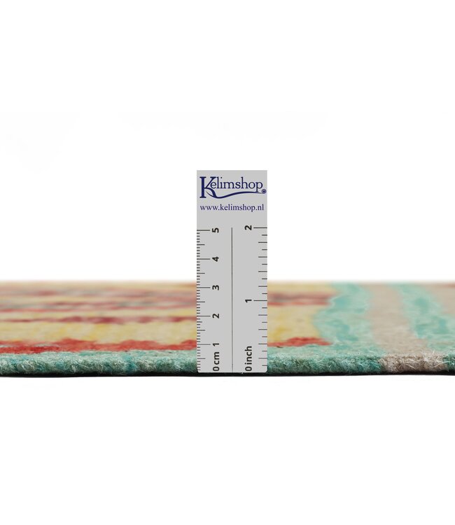 297x88 cm Handwoven Kelim Runner Wool Rug