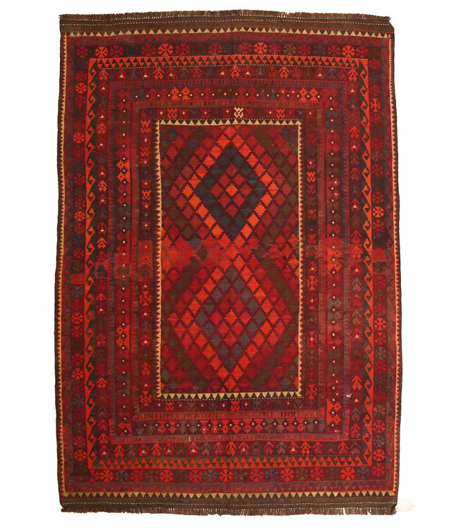 290x199cm Vintage Kilim Old style 100% wool Kilim Rug Maimana