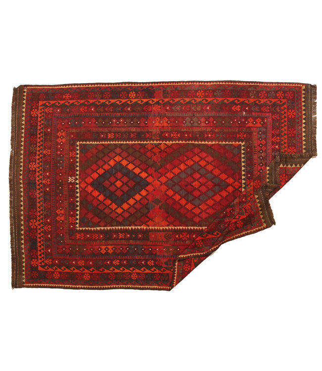 290x199cm Vintage Kilim Old style 100% wool Kilim Rug Maimana