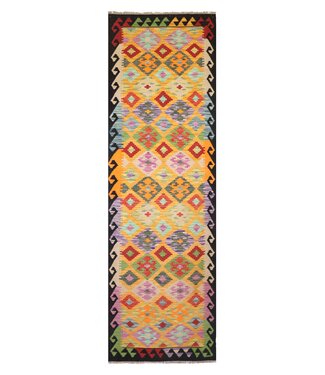 Kelimshop 300x80 cm Handwoven Kelim Runner Wool Rug Kelimshop 300x80 cm Handwoven Kelim Runner Wool Rug