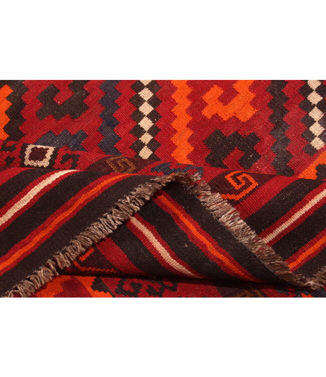 307x204cm Vintage Kelim Oude stijl 100% wollen Kelim Tapijt Maimana