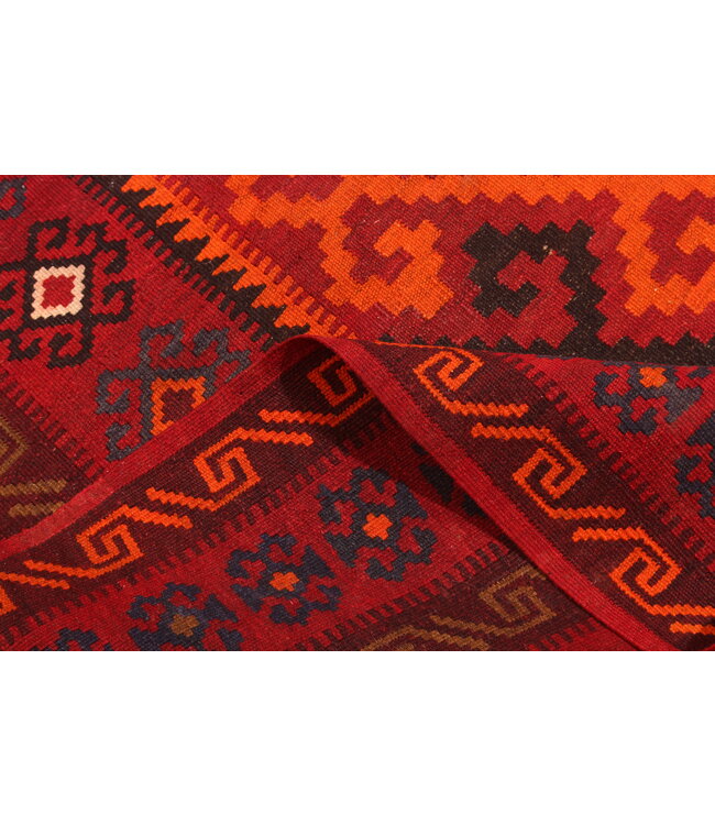 307x204cm Vintage Kelim teppich im alten Stil aus 100 % Wolle Maimana