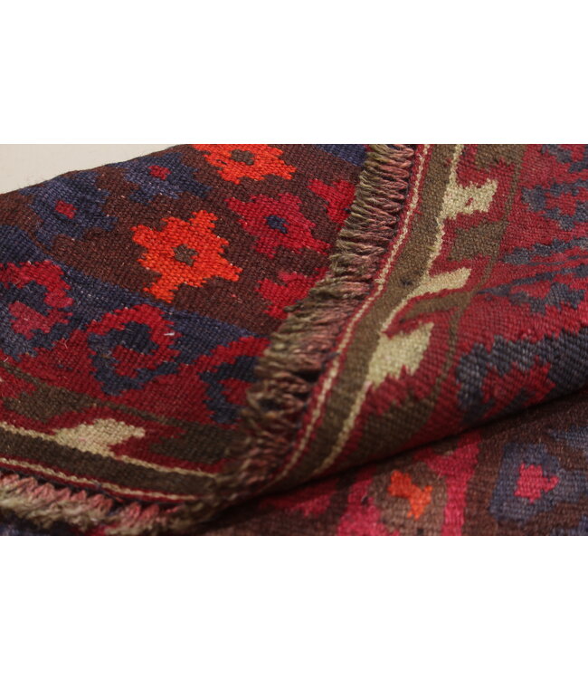 419x274cm Vintage Kelim teppich im alten Stil aus 100 % Wolle Maimana