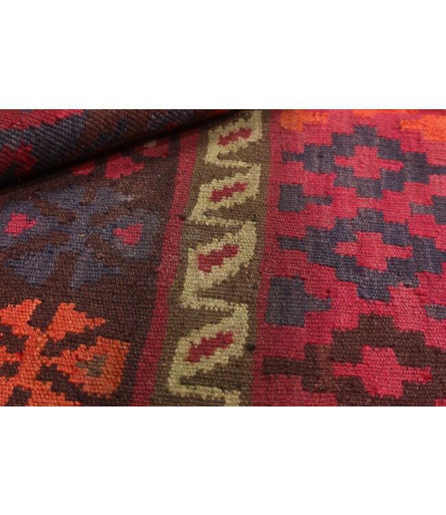 419x274cm Vintage Kelim Oude stijl 100% wollen Kelim Tapijt Maimana