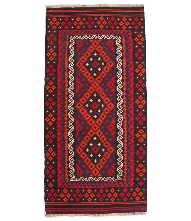232x114cm Vintage Kilim Old style 100% wool Kilim Rug Maimana