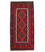 Kelimshop 232x114cm  Vintage Kelim teppich im alten Stil aus 100 % Wolle Maimana