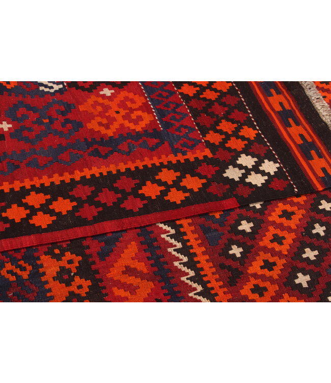 412x273cm Vintage Kelim teppich im alten Stil aus 100 % Wolle Maimana