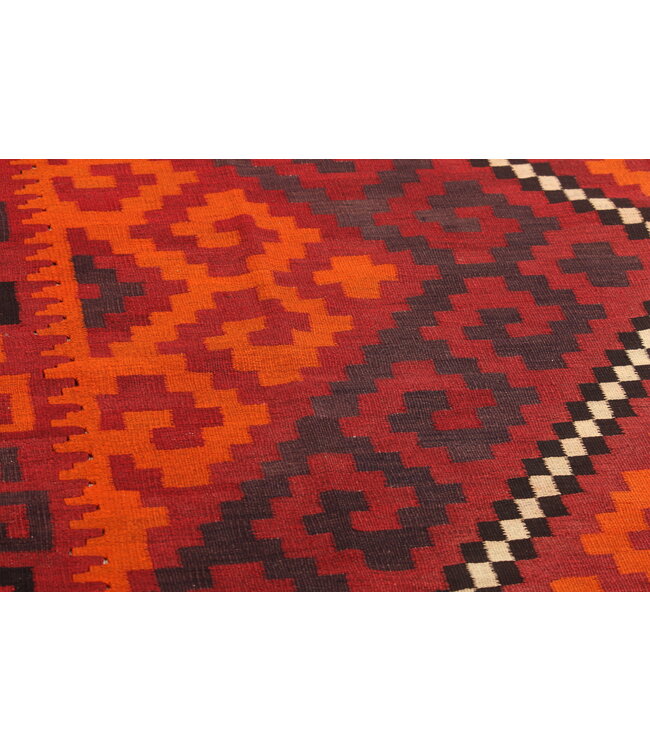 325x208cm  Vintage Kelim teppich im alten Stil aus 100 % Wolle Maimana