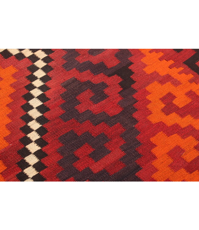 325x208cm  Vintage Kelim teppich im alten Stil aus 100 % Wolle Maimana