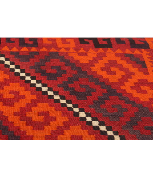 325x208cm  Vintage Kelim Oude stijl 100% wollen Kelim Tapijt Maimana