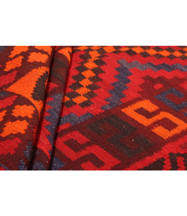 271x150cm  Vintage Kelim teppich im alten Stil aus 100 % Wolle Maimana