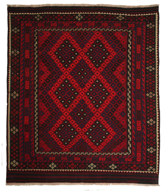 303x256cm Vintage Kilim Old style 100% wool Kilim Rug Maimana